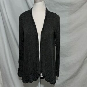 basic gray long sleeve open front Acemi cardigan size small